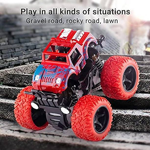SBE Mini Monster Trucks Friction Powered Cars for Kids ...