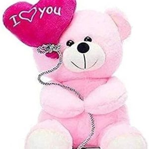 ATHRAVTOYS soft plush i love you balloon heart teddy be...