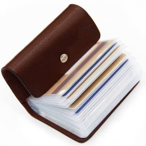 Flipkart SmartBuy Pack Of 1| 24 Bits Black Card Holder Leather Business C...