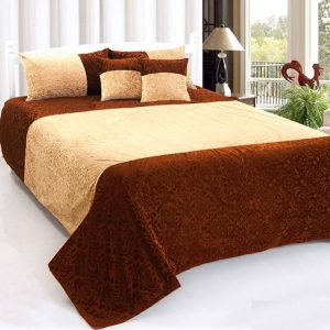 Homesajja 250 TC Velvet King Solid Flat Bedsheet
