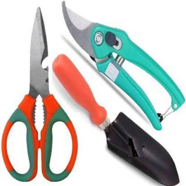 Plumcot Gardening Tools Combo of Scissor, Trowel and Ga...