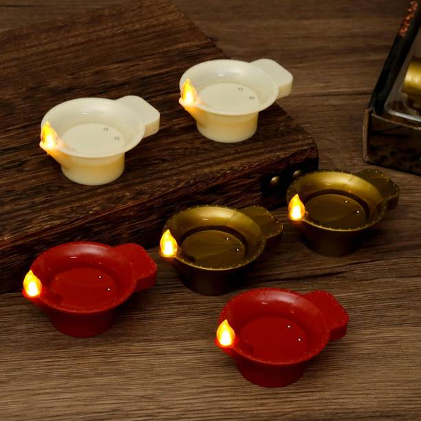 SB GRAND LED Floating Water Diyas for Diwali, Puja & Ho...