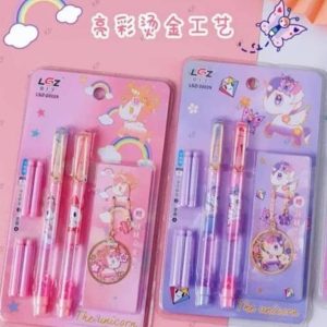 SAH 14 PCS Fountain Unicorn them water glitter pen for ...