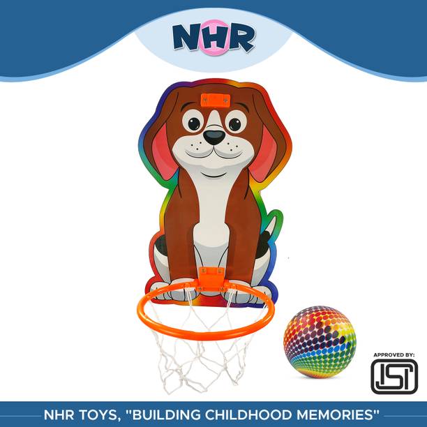 NHR Small Basket Ball Kit Set with Ring & Ball, Playing...