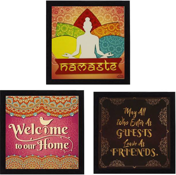 Indianara WELCOME HOME QUOTES Art Prints Indr1519 Digit...