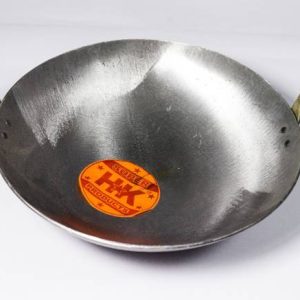 Super HK Iron/loha Silver Kadhai Ideal for Cooking/Fryi...