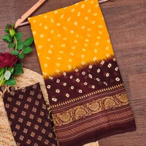 kashvi sarees Paisley, Floral Print, Geometric Print Daily Wear Georg...