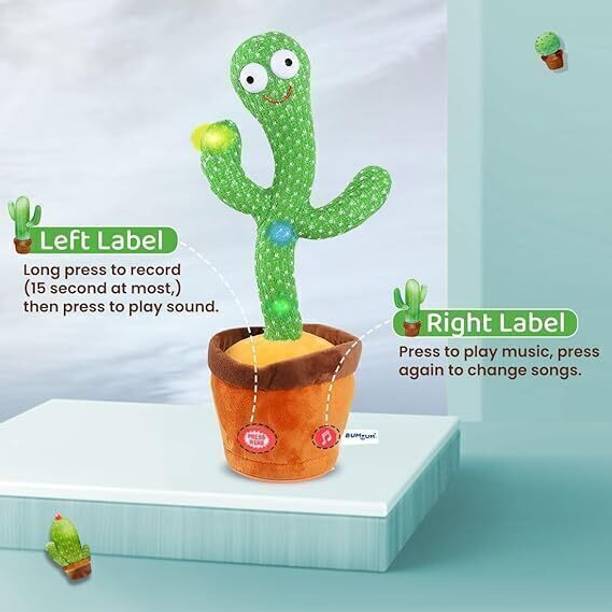 magic toys Dancing Cactus with Lights Up Talking Singin...