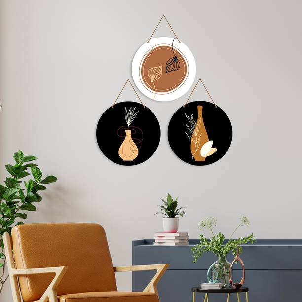 Artvibes Line Art Decorative Wooden Wall Hanging Decor ...