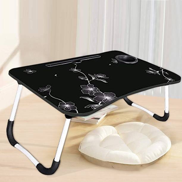 FurniGully Foldable multipurpose Table Wood Portable La...