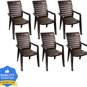 Nilkamal Mid Back Chair with Arm CHR2180|100% PolyPropy...
