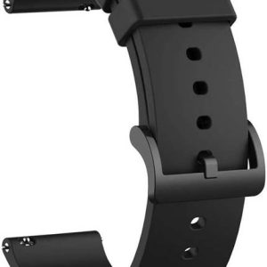 RStraps 20MM BLACK 20 mm Silicone Watch Strap