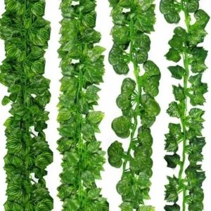 Eden 8Ft Set of 3 Artificial Money Plant Vine,For|Home|...