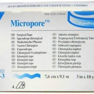 Micropore Paper Surgical Tape Standard Roll 3 X 10Yard ...