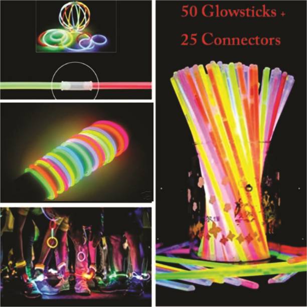 Skylofts Light up Toys 50pcs Glow Sticks Mixed Colors P...
