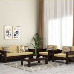 VARSHA FURNITURE Solid Wooden For Living Room With Side...
