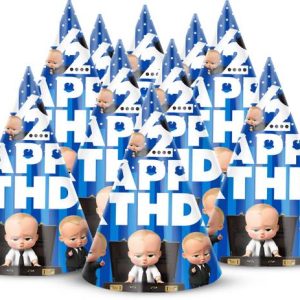ZYOZI Boss Baby Theme Half Birthday Party Hats, 6 month...