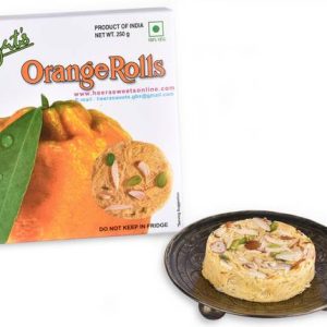 Bhagat's Heera Sweets ORANGE Flavored SonRolls MITHAi 2...