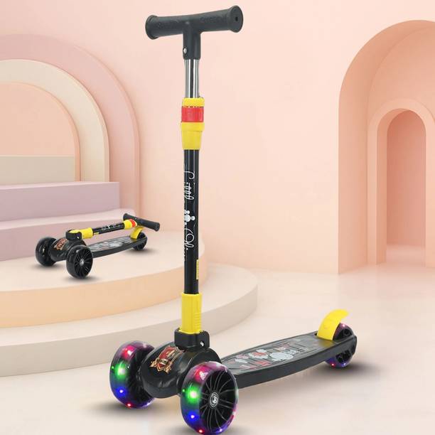 Little Olive Enduro Kids Scooter: Attractive Deck, LED ...