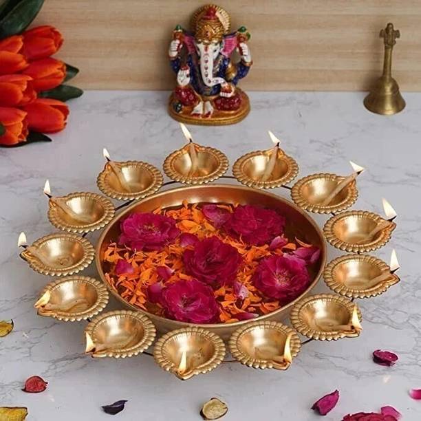 DESIGNSUPERIOR Deepak Urli- 14 inches Decorative Showpi...