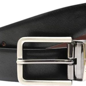 Allen Solly Men Formal Black, Brown Genuine Leather Reversible Belt