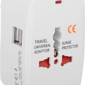 spincart Universal Adapter Worldwide Travel Adapter wit...