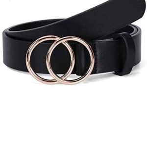 DENAIM PE Girls Casual, Evening, Formal, Party Black Nylon Belt