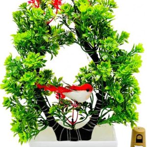 youlite Artificial Flowers With Bird & Light for Room D...