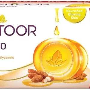 Santoor PureGlo Glycerine Bathing Bar Soap with Almond