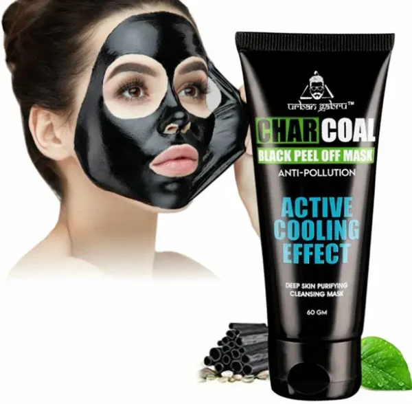 urbangabru Charcoal Black Peel Off Mask Anti pollution