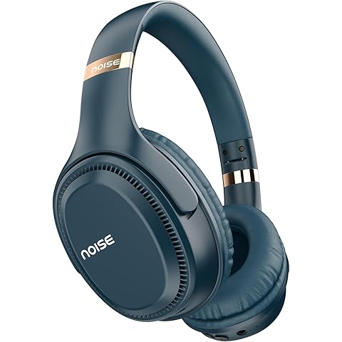 Noise Airwave Max 3 Bluetooth On Ear Headphones with 70H Playtime, 40mm Driver, Low Latency(up to 45ms),Dual Pairing, BT v5.3 (Midnight Blue)