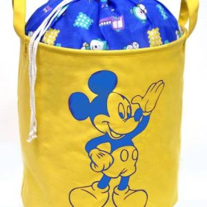 MS Unique Bags 30 L Yellow Laundry Basket