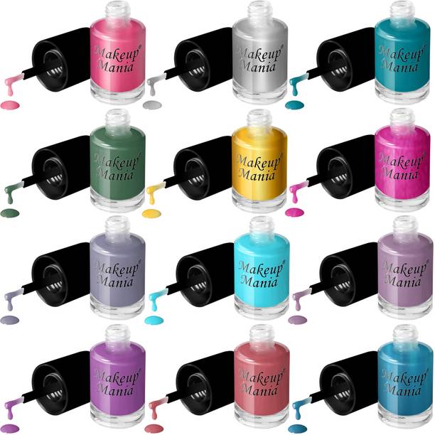 makeupmania Fine Nail Polish Set of 12 Pcs (Set # 154) ...