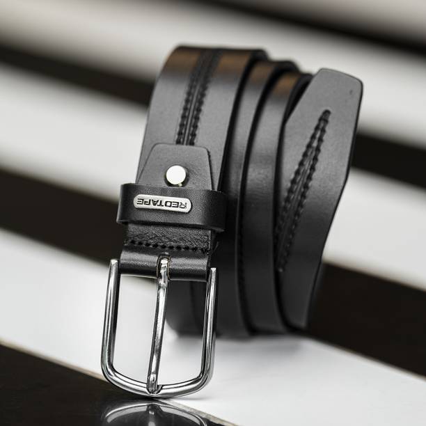 RED TAPE Men Formal, Casual Black Genuine Leather Belt