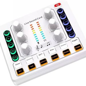 amiciSound Audio Interface with Mixer Live Sound Effect...