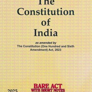 The Constitution Of India Bare Act With Short Notes