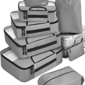 Mungat 8 Set Packing Cubes for Travel, Suitcase Essenti...