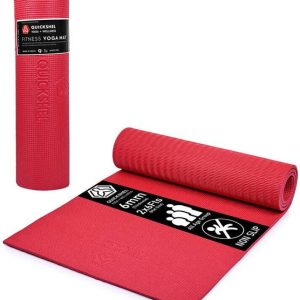 Quick Shel Exercise mat durable quality Red 4 mm Yoga M...