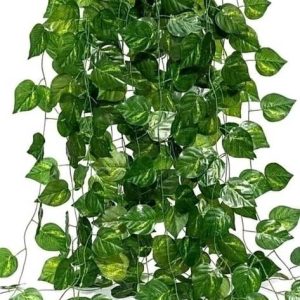 Soniandsons 8ft Set of 6 Artificial Money Plant Vine,Fo...