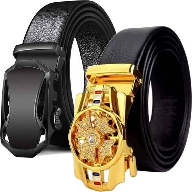 METRONAUT Men Formal, Casual, Party, Evening Black Artificial Lea...