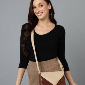 Pramadda Pure Luxury Beige Women Sling Bag Stylish Mobile Leather Sling Bag ...