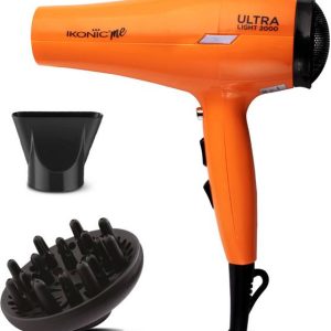 Ikonic Professional Ultralight 2000 Hair Dryer-Orange H...