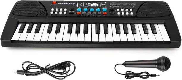 BIGFUN 37 Keys Piano for Kids with Microphone Electroni...