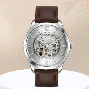 TIMEX Automatic Silver Dial Analog Watch - For Men TWEG208SM...