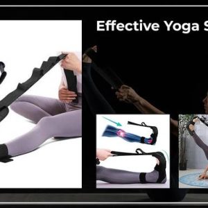 Quinergys Yoga Belt Strap for Stretching Ligament Polye...
