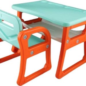 PNASGL Plastic Desk Chair Foldable with Storage Plastic...