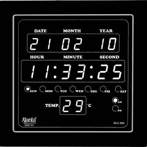 AJANTA Digital 25.4 cm X 3.5 cm Wall Clock