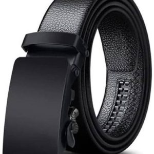wizara Men Casual, Formal, Party, Evening Black Artificial Lea...
