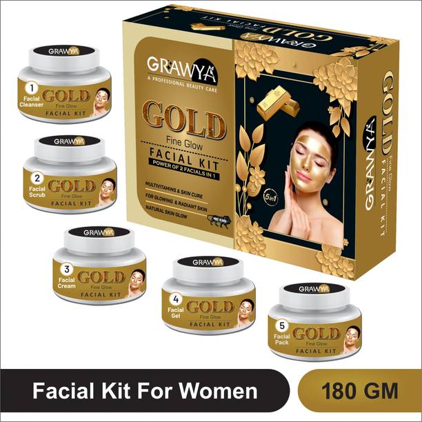 Grawya Professional Gold Facial Kit (Set of 5)