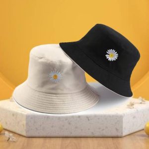 Winity Cute Daisy flower Embroidered Unisex foldable co...